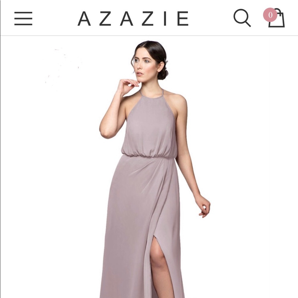 Azazie Portia  Dress  - Dusk